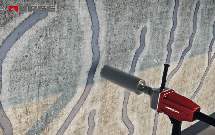 examination and test of crack repair examination and test of crack repair