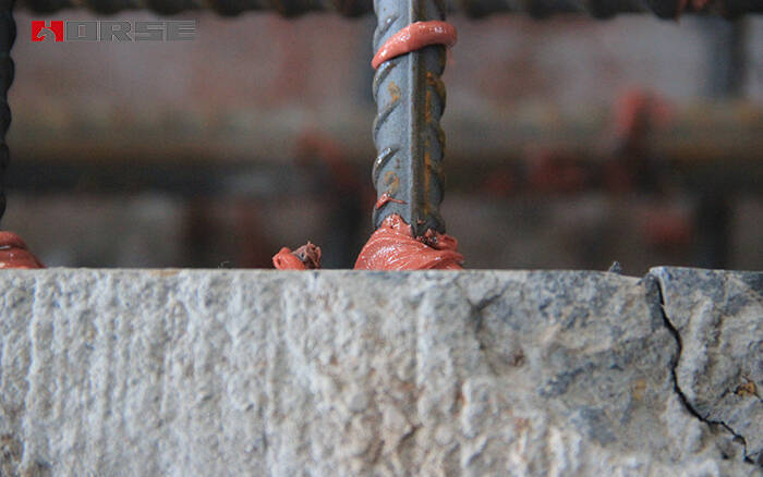 New beams and columns---Rebar planting project New beams and columns---Rebar planting project