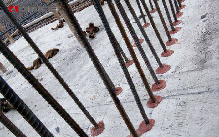 Planting steel rebars project Planting steel rebars project