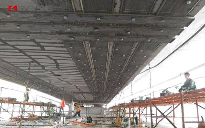 Brdge retrofitting--reinforcing by steel plate Brdge retrofitting--reinforcing by steel plate
