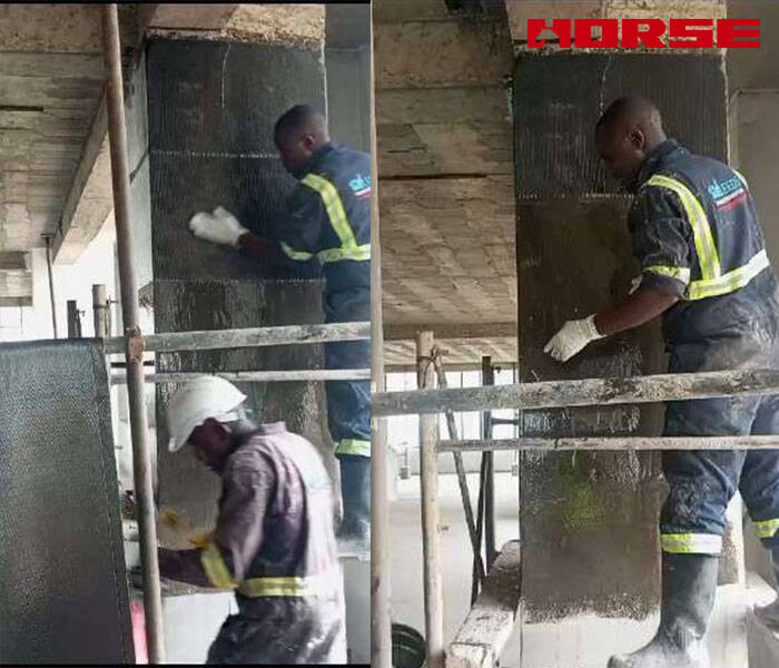 strengthening columns with carbon fiber strengthening columns with carbon fiber